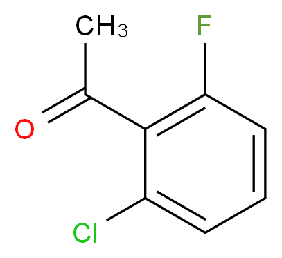 1-(2-chloro-6-fluorophenyl)ethan-1-one_分子结构_CAS_87327-69-3