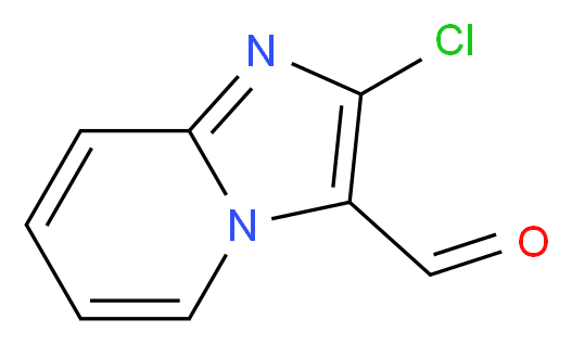 2-Chloroimidazo[1,2-a]pyridine-3-carbaldehyde_分子结构_CAS_131773-23-4)