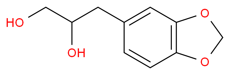 Safrolglycol_分子结构_CAS_7154-01-0)