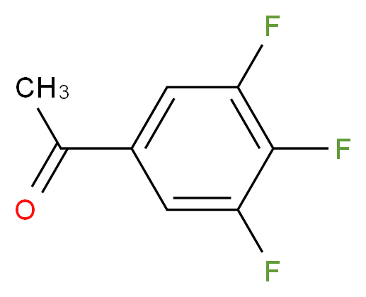 3',4',5'-三氟苯乙酮_分子结构_CAS_220141-73-1)