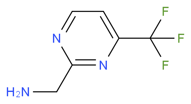 [4-(TRIFLUOROMETHYL)PYRIMIDIN-2-YL]METHANAMINE_分子结构_CAS_944902-50-5)
