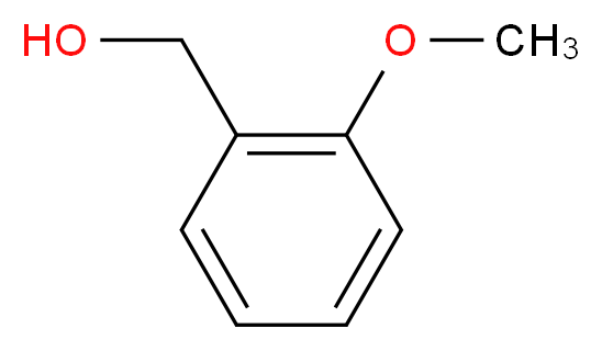 2-甲氧基苄醇_分子结构_CAS_612-16-8)