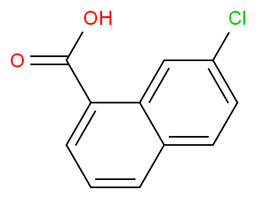 7-chloronaphthalene-1-carboxylic acid_分子结构_CAS_58926-30-0