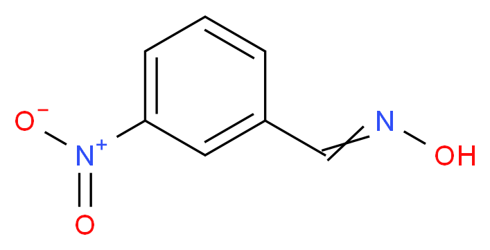 N-[(3-nitrophenyl)methylidene]hydroxylamine_分子结构_CAS_3431-62-7