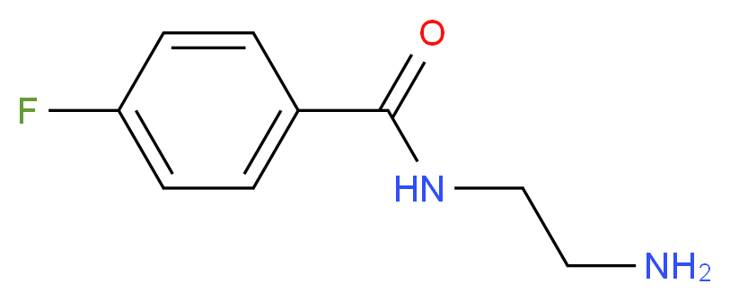 N-(2-aminoethyl)-4-fluorobenzamide_分子结构_CAS_94320-00-0)