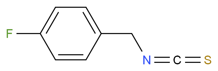 4-Fluorobenzyl isothiocyanate_分子结构_CAS_2740-88-7)