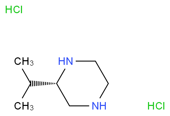 (S)-2-isopropylpiperazine dihydrochloride_分子结构_CAS_)