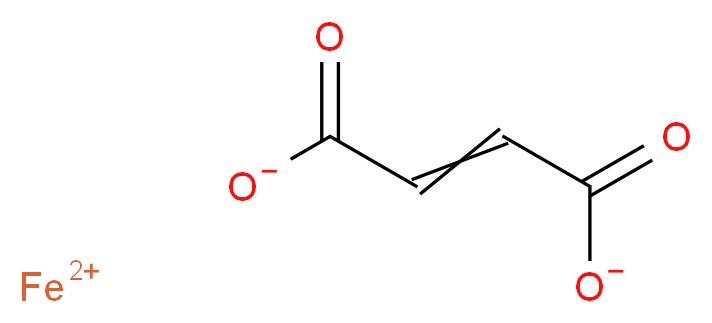 延胡索酸亚铁(II)_分子结构_CAS_141-01-5)