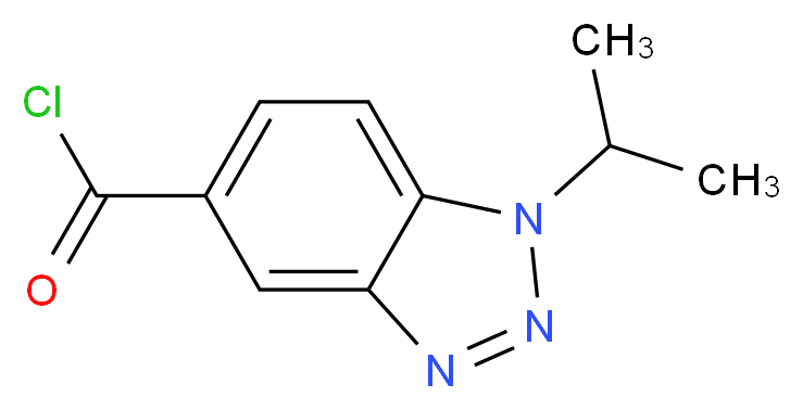 1-isopropyl-1H-1,2,3-benzotriazole-5-carbonyl chloride_分子结构_CAS_679806-67-8)