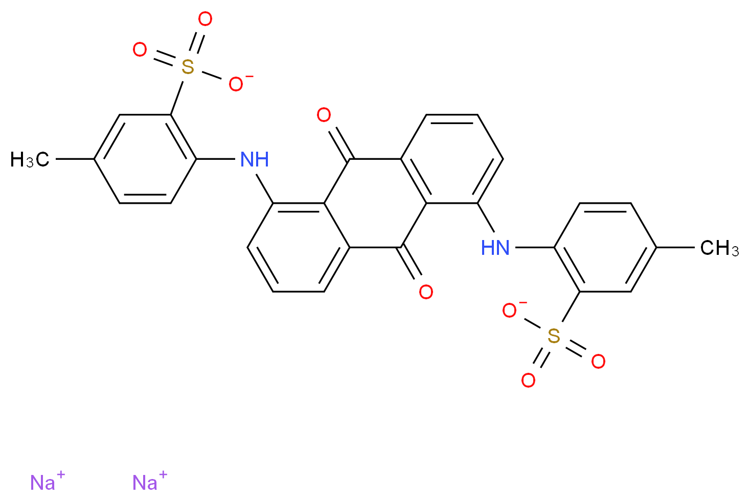 ALIZARIN VIOLET R_分子结构_CAS_6408-63-5)