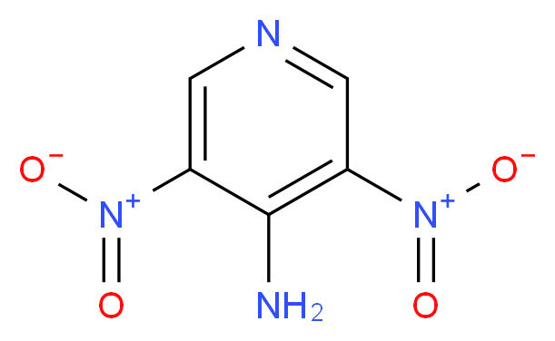 4-Amino-3,5-dinitropyridine_分子结构_CAS_31793-29-0)