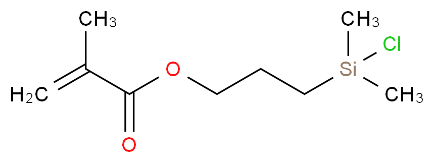 甲基丙烯酰基丙基二甲基氯硅烷_分子结构_CAS_24636-31-5)