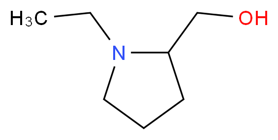 (1-ethylpyrrolidin-2-yl)methanol_分子结构_CAS_3433-34-9