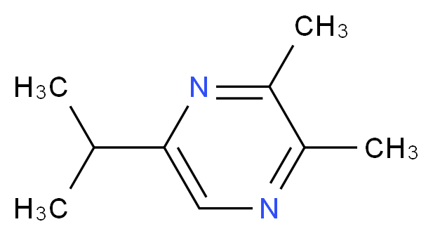 5-Isopropyl-2,3-dimethylpyrazine_分子结构_CAS_40790-21-4)