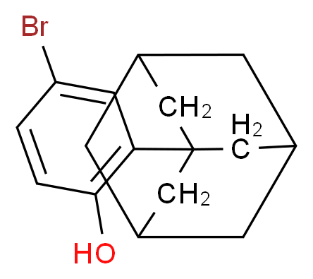 2-(adamantan-1-yl)-4-bromophenol_分子结构_CAS_104224-68-2