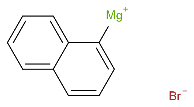naphthalen-1-ylmagnesiumylium bromide_分子结构_CAS_703-55-9