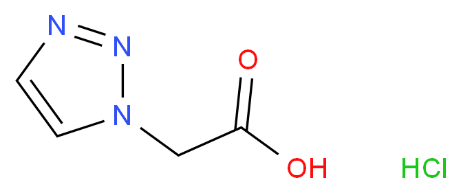 1H-1,2,3 Triazole-1- acetic acid hydrochloride_分子结构_CAS_4314-22-1)