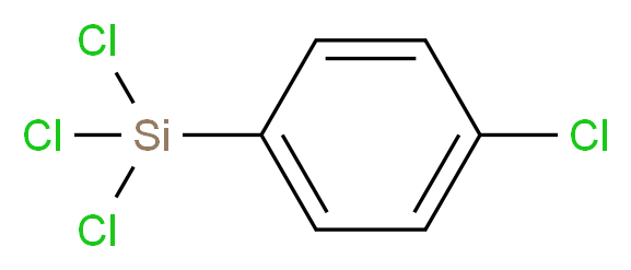 trichloro(4-chlorophenyl)silane_分子结构_CAS_825-94-5