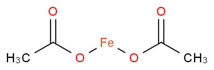 (acetyloxy)ferrio acetate_分子结构_CAS_3094-87-9