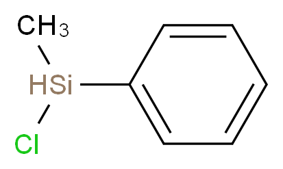 chloro(methyl)phenylsilane_分子结构_CAS_1631-82-9