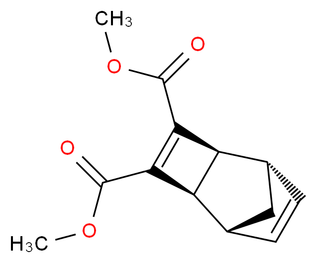 3,4-dimethyl (1R,2R,5S,6S)-tricyclo[4.2.1.0<sup>2</sup>,<sup>5</sup>]nona-3,7-diene-3,4-dicarboxylate_分子结构_CAS_13155-83-4