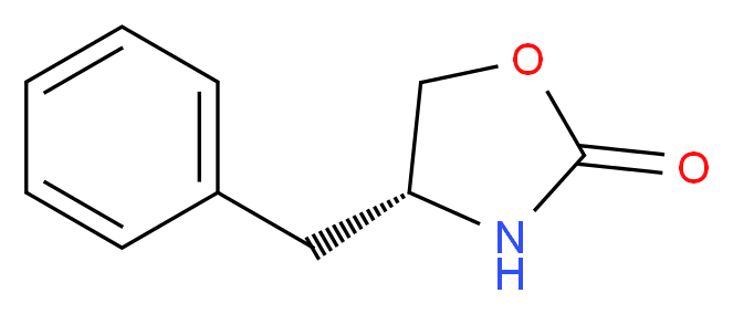 (R)-4-苄基-2-噁唑烷酮_分子结构_CAS_102029-44-7)