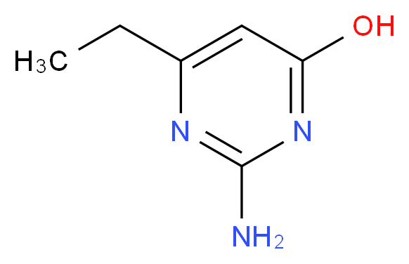 2-Amino-6-ethylpyrimidin-4-ol_分子结构_CAS_5734-66-7)