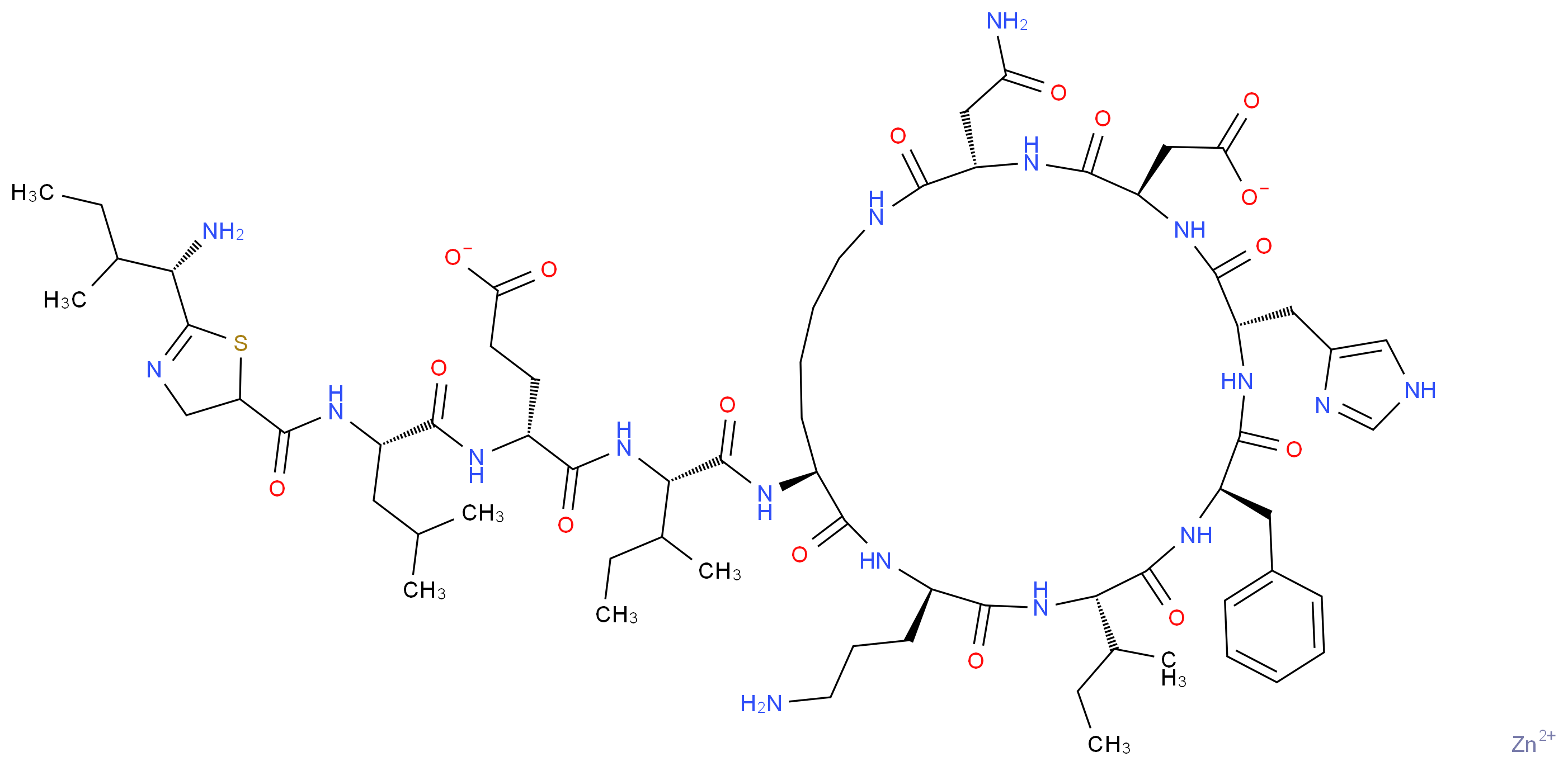 1405-89-6 分子结构