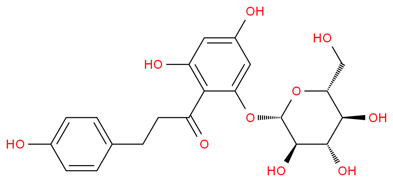 Phlorizin_分子结构_CAS_60-81-1)