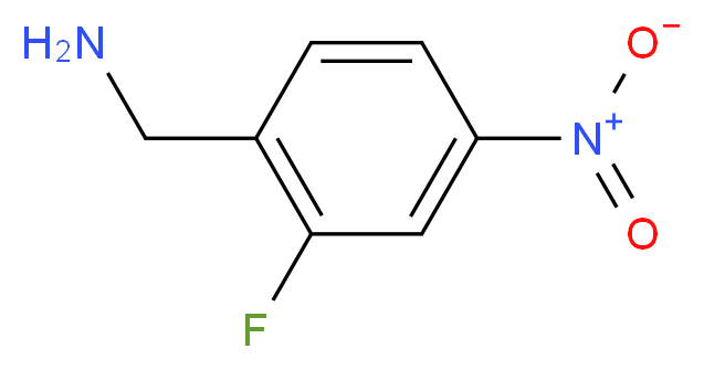 (2-fluoro-4-nitrophenyl)methanamine_分子结构_CAS_937783-91-0