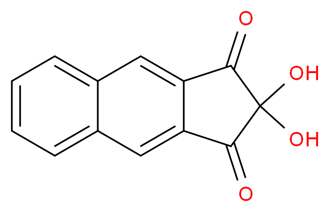 Benzo[f]ninhydrin monohydrate_分子结构_CAS_38627-57-5)