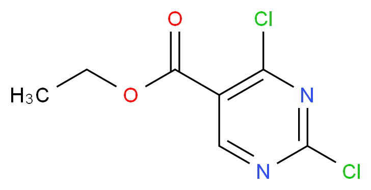 ethyl 2,4-dichloropyrimidine-5-carboxylate_分子结构_CAS_51940-64-8