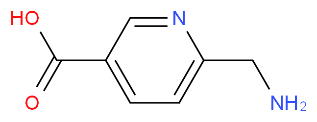 6-AMINOMETHYLNICOTINIC ACID_分子结构_CAS_139183-87-2)