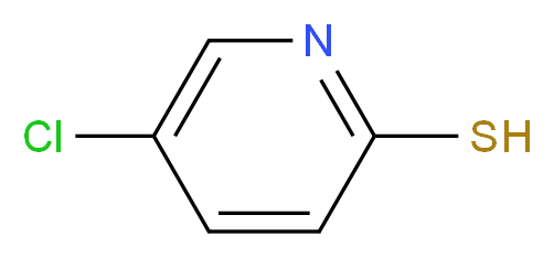 5-Chloropyridine-2-thiol_分子结构_CAS_40771-41-3)