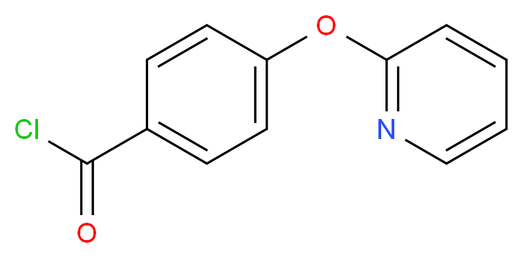 4-(pyrid-2-yloxy)benzoyl chloride_分子结构_CAS_51363-01-0)