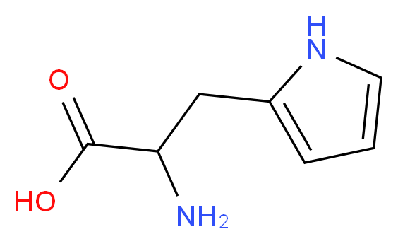 2-amino-3-(1H-pyrrol-2-yl)propanoic acid_分子结构_CAS_3078-36-2