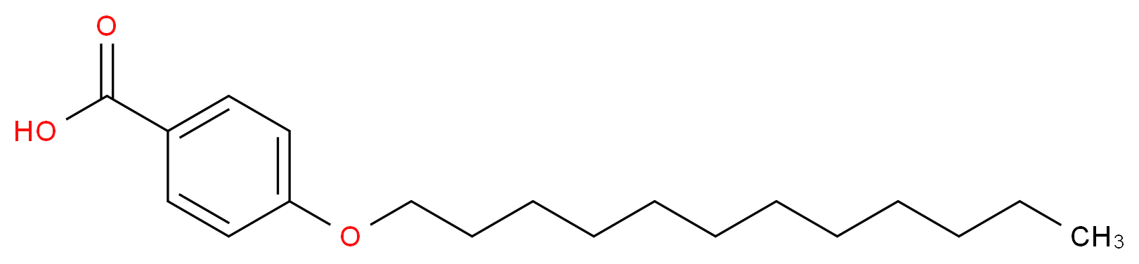 4-(Dodecyloxy)benzoic acid_分子结构_CAS_2312-15-4)