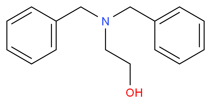 2-(dibenzylamino)ethan-1-ol_分子结构_CAS_)