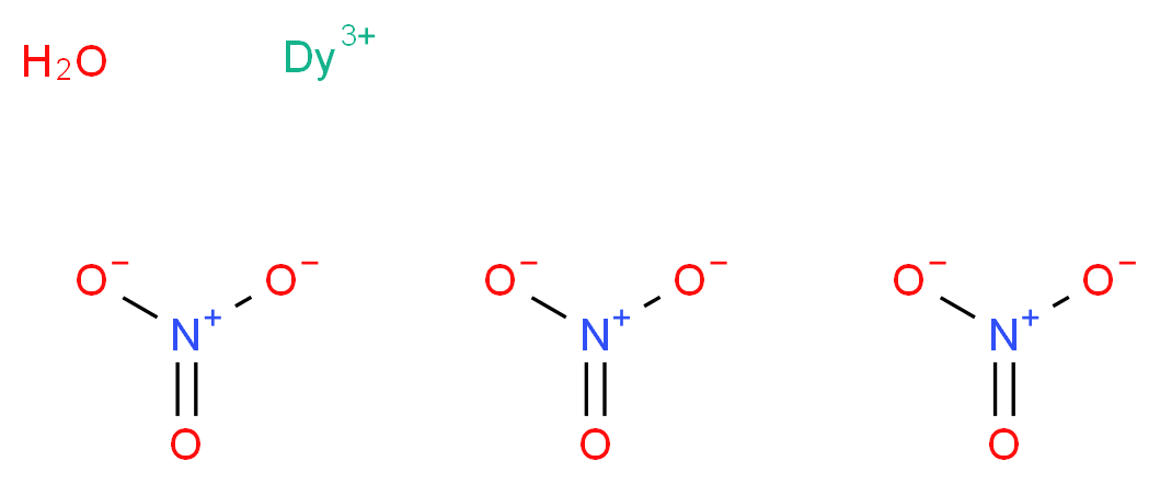 硝酸镝(III) 水合物_分子结构_CAS_100641-13-2)