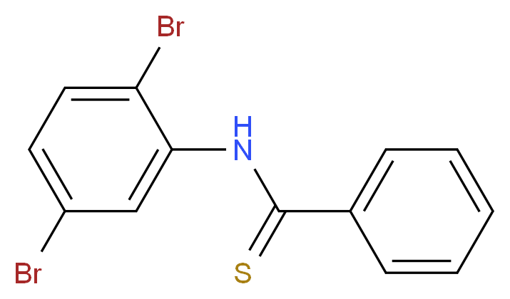 N-(2,5-Dibromophenyl)benzothioamide_分子结构_CAS_944719-96-4)