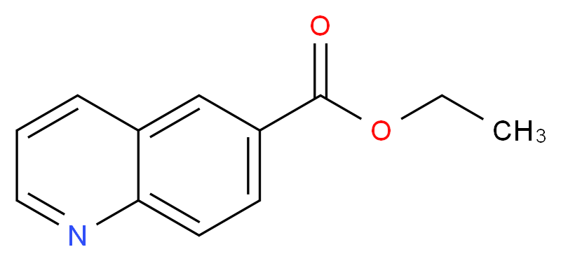 Ethyl quinoline-6-carboxylate_分子结构_CAS_73987-38-9)
