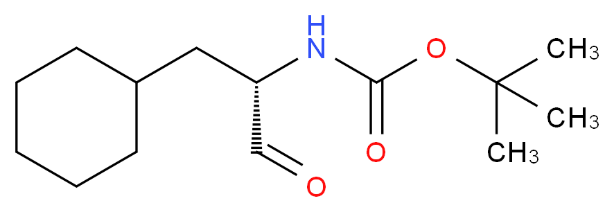 TERT-BUTYL [(1S)-2-CYCLOHEXYL-1-FORMYLETHYL]CARBAMATE_分子结构_CAS_98105-42-1)