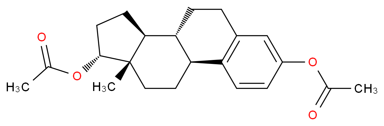 17β-Estradiol Diacetate_分子结构_CAS_3434-88-6)