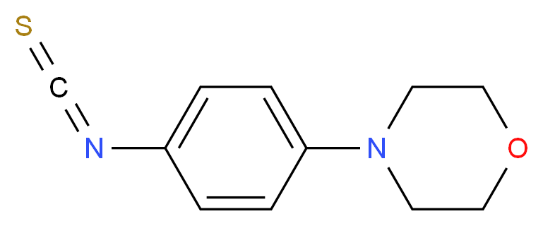 4-morpholinophenyl isothiocyanate_分子结构_CAS_51317-66-9)