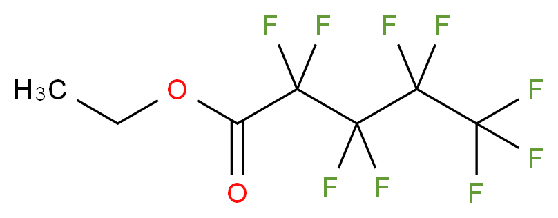Ethyl perfluoropentanoate_分子结构_CAS_424-36-2)