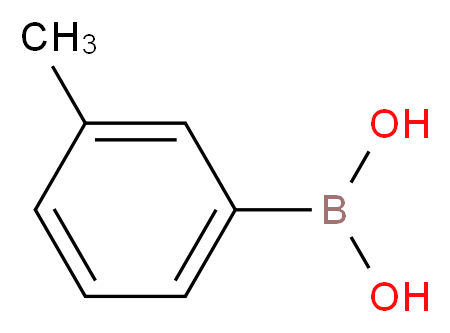 (3-methylphenyl)boronic acid_分子结构_CAS_17933-03-8