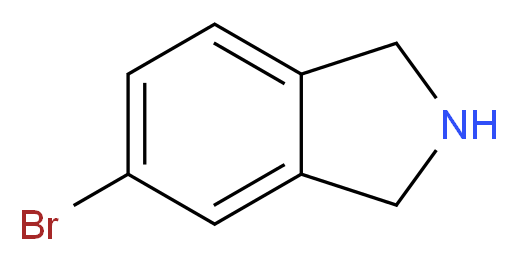 5-bromo-2,3-dihydro-1H-isoindole_分子结构_CAS_127168-84-7