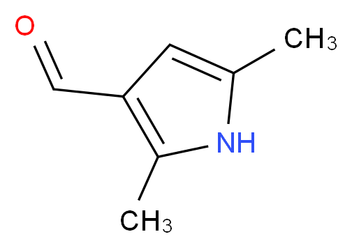 2,5-Dimethyl-1H-pyrrole-3-carbaldehyde_分子结构_CAS_2199-63-5)