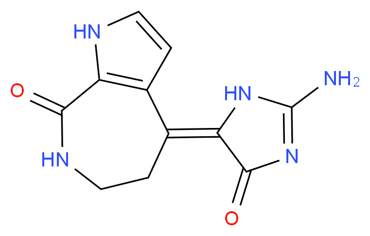 Debromo Hymenialdisine_分子结构_CAS_75593-17-8)