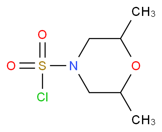 2,6-Dimethylmorpholine-4-sulfonyl chloride_分子结构_CAS_)